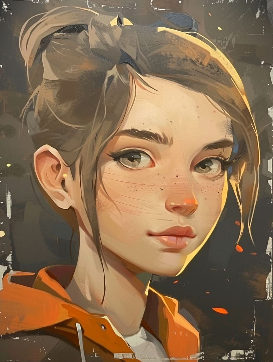 Digital Portraiture Art Study - Image 2