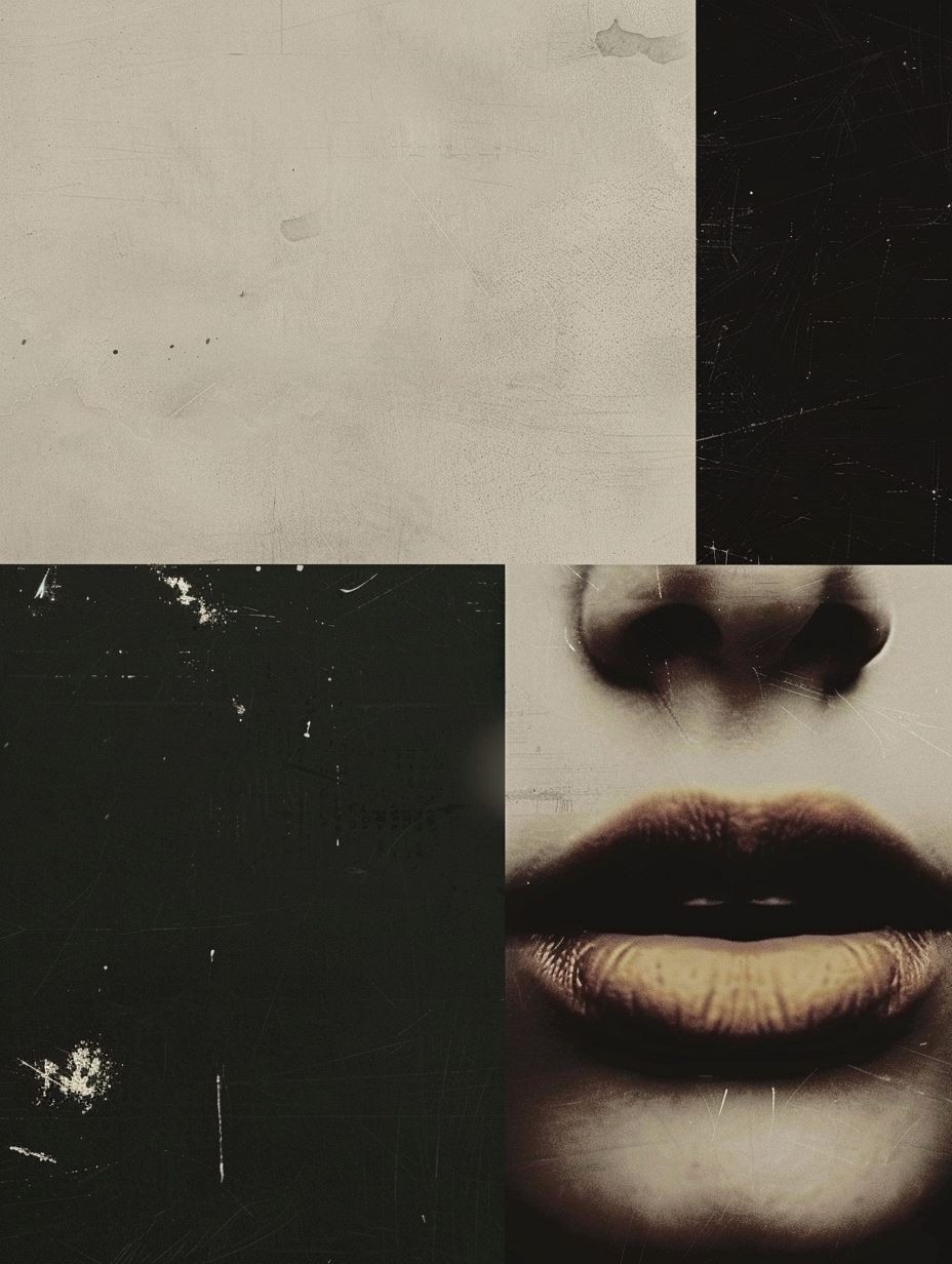 Fragmented Gaze Mixed Media Collage - Image 2