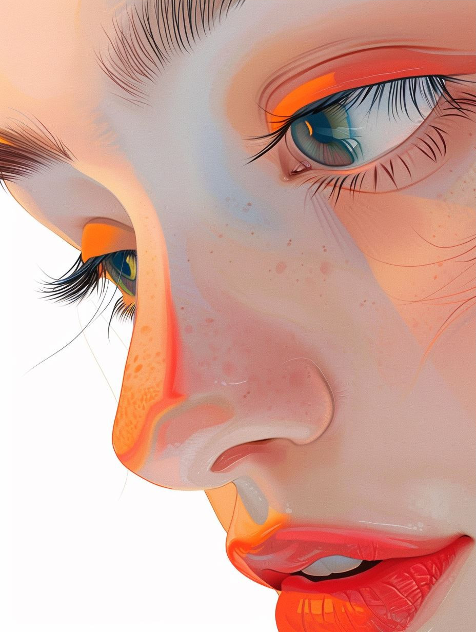 Vibrant Digital Portrait Studies - Image 3