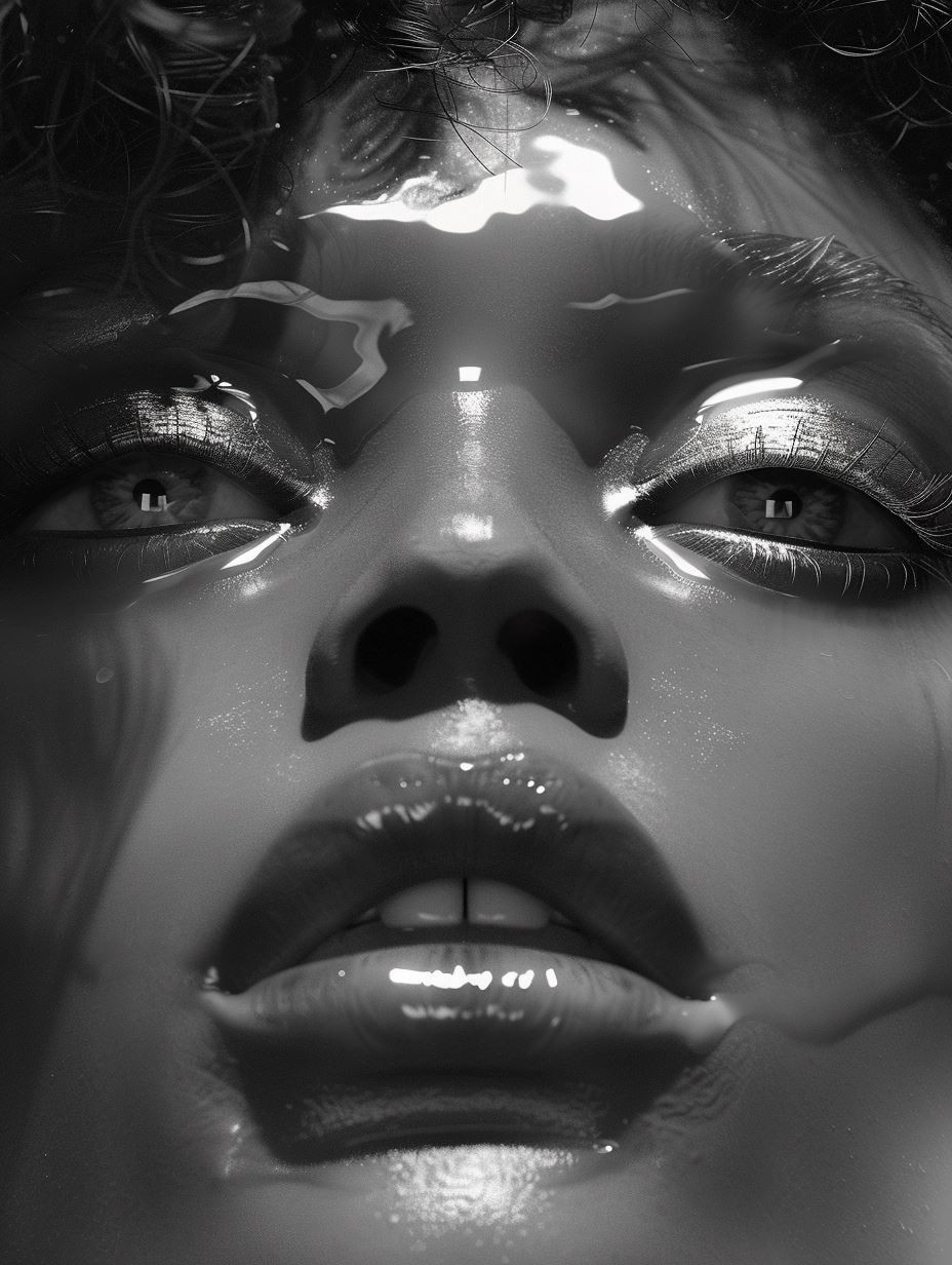Liquid Chrome Ethereal Portrait - Image 2