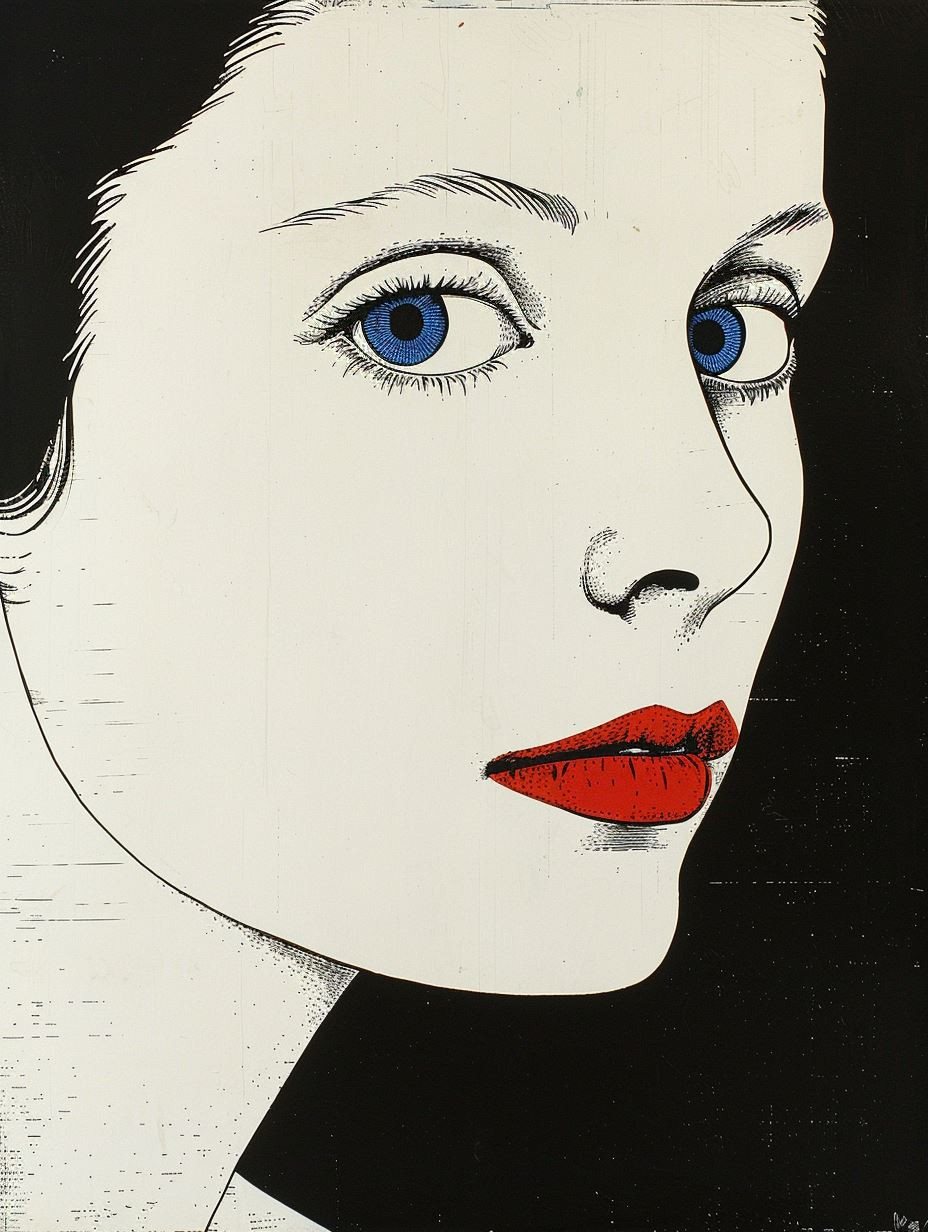 Modernist Fragmented Female Portraits - Image 1