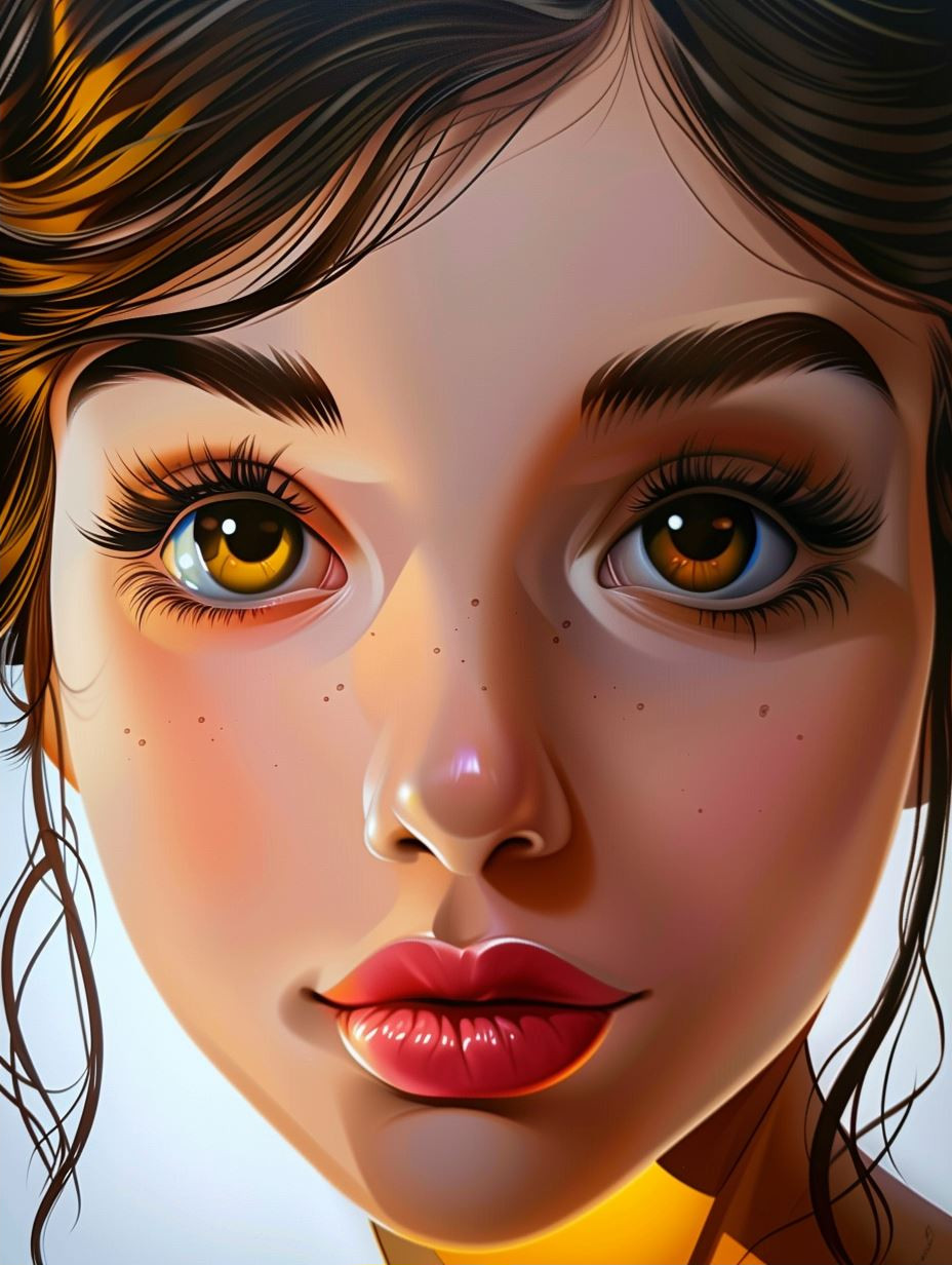 Radiant Visions: A Study of Feminine Beauty - Image 2
