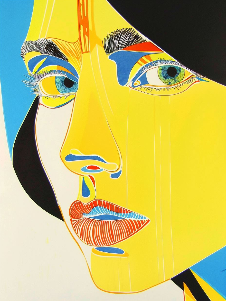 Electric Pop Art Portrait - Image 4