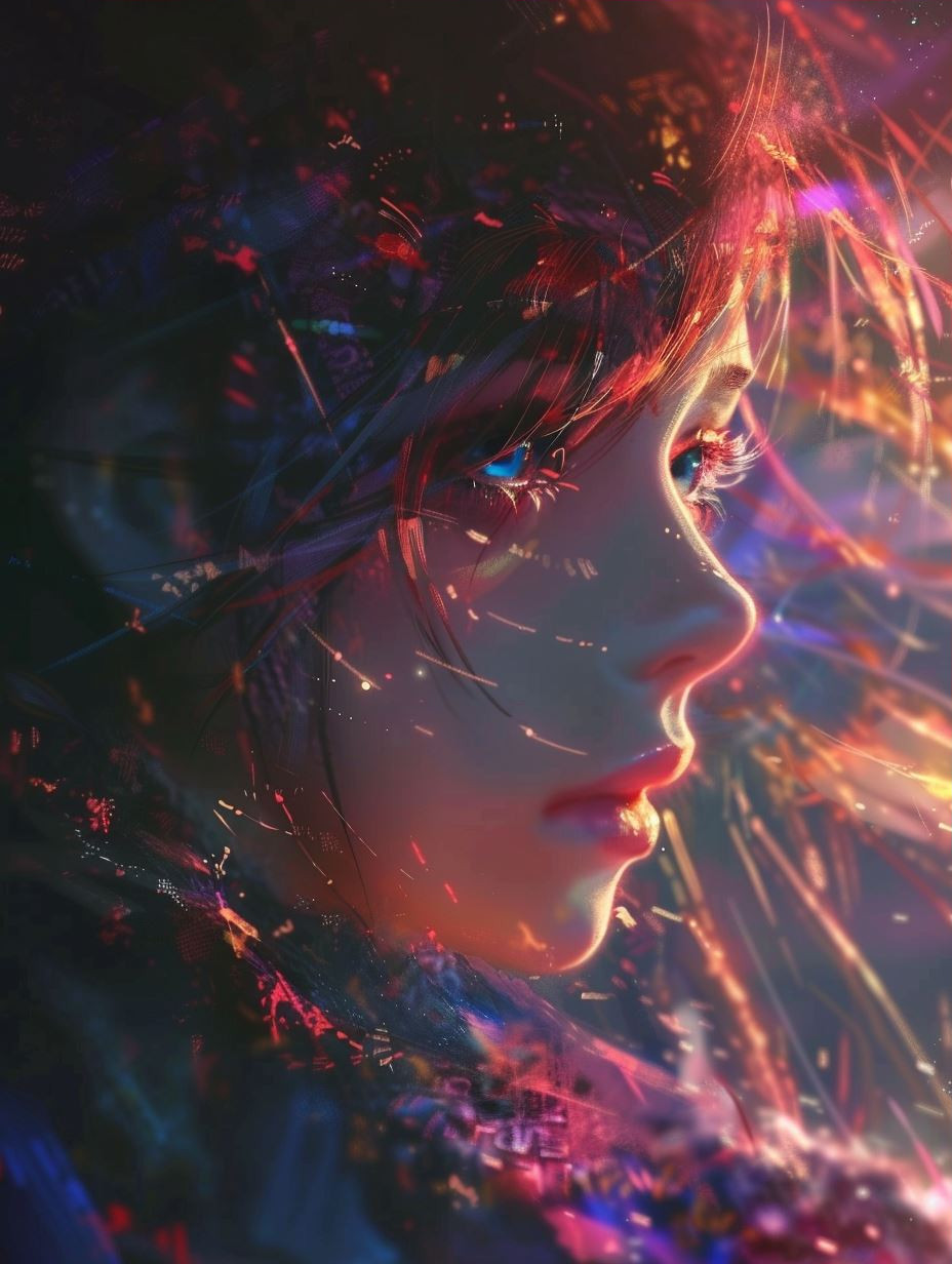 Ethereal Cosmic Nebula Portraits - Image 3