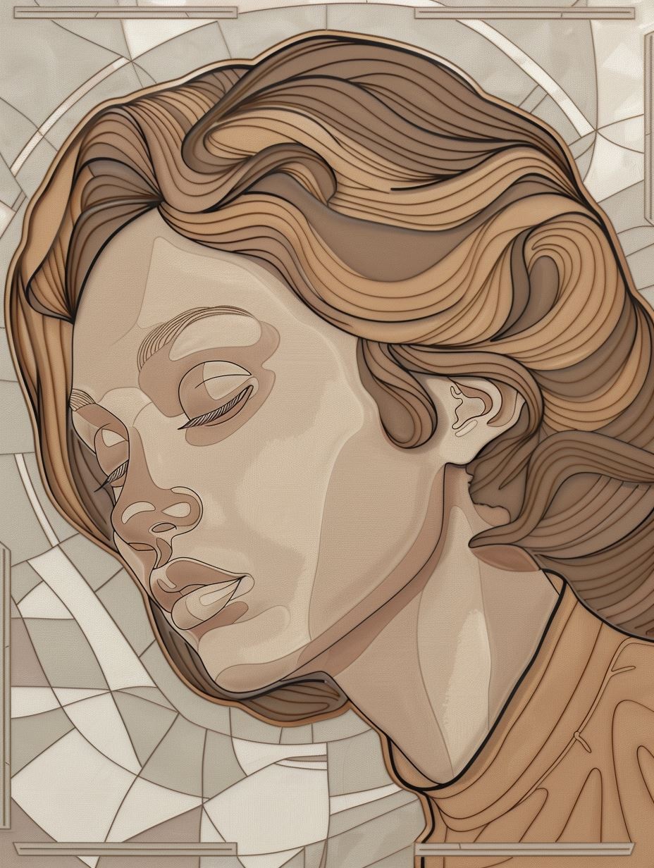 Liquid Chrome Portrait Study - Image 4