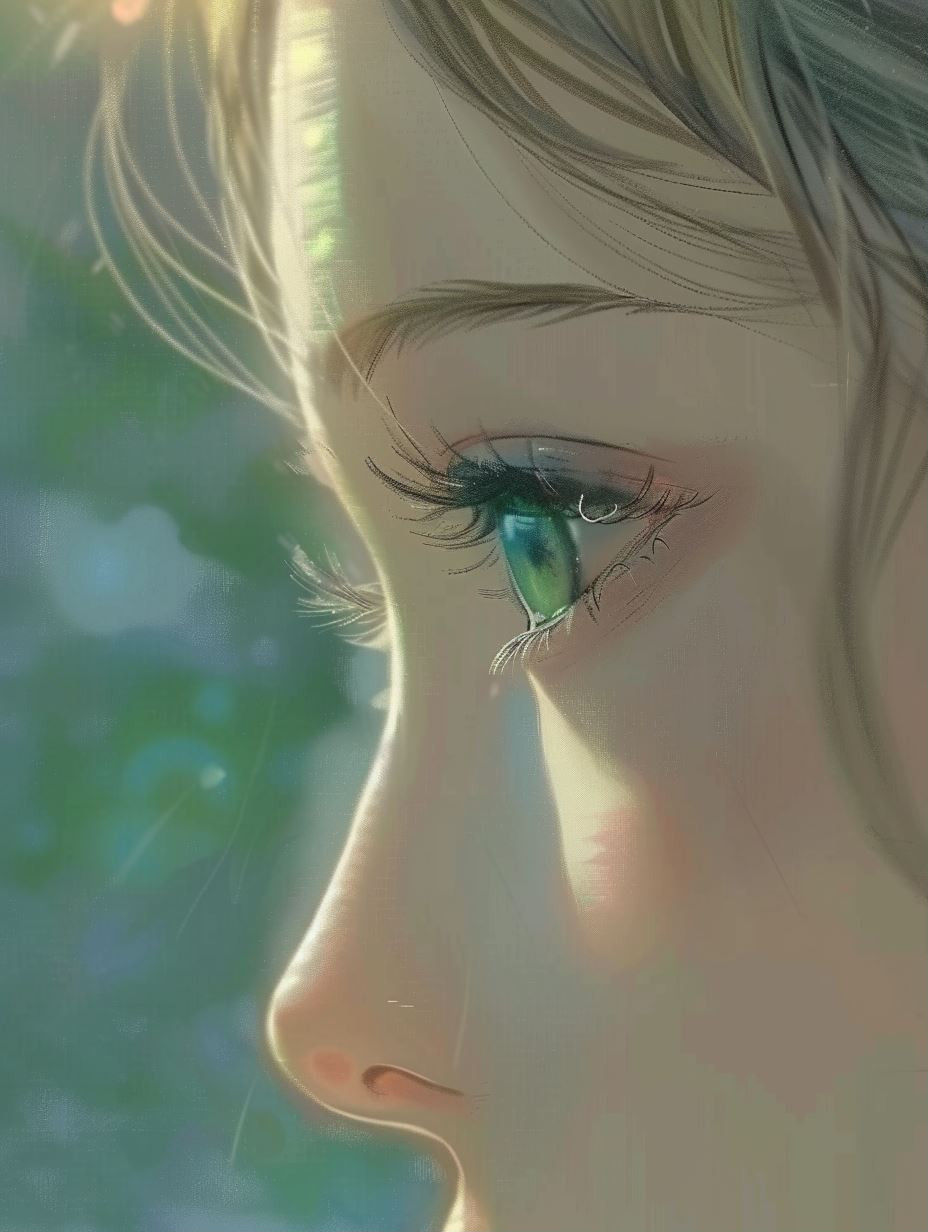 Ethereal Gaze of Serene Souls - Image 1