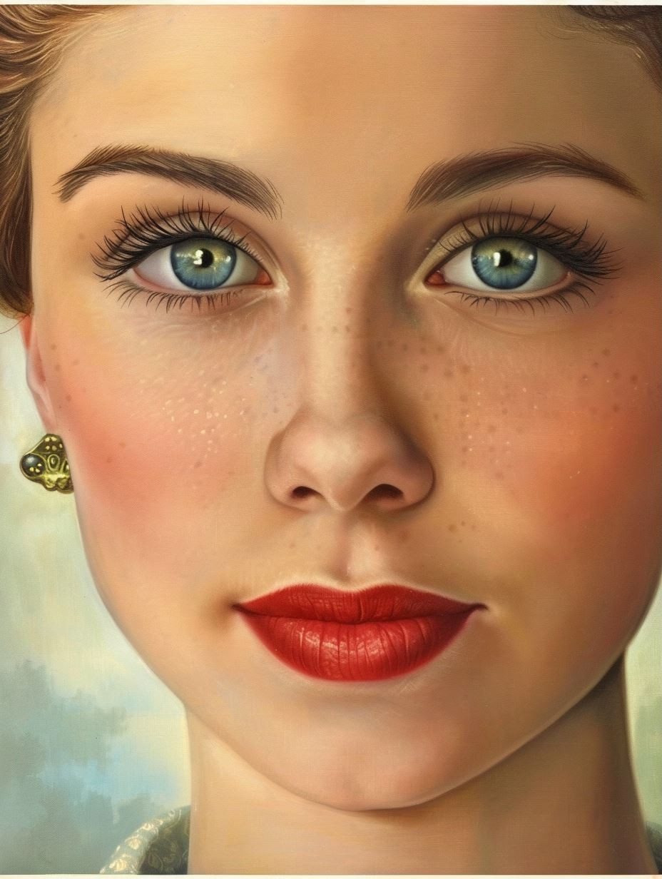 Ethereal Portrait of Timeless Beauty - Image 1