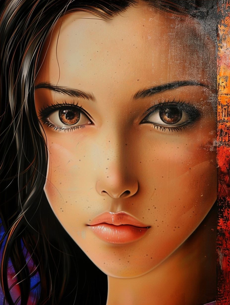 Ethereal Desert Beauty Portrait - Image 4