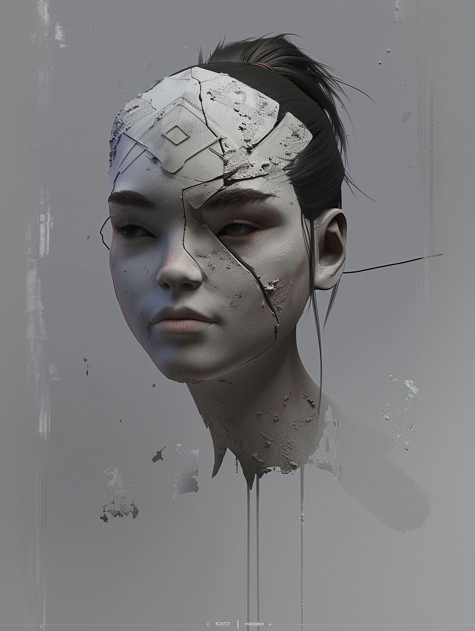 Ethereal Ink Wash Portraits - Image 4