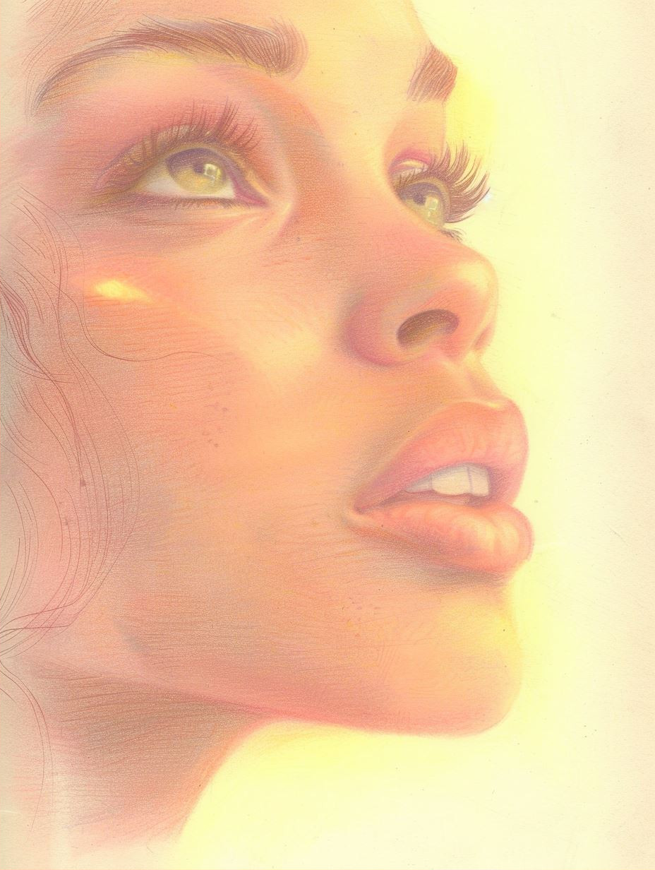 Ethereal Glow: Digital Portrait Studies - Image 2