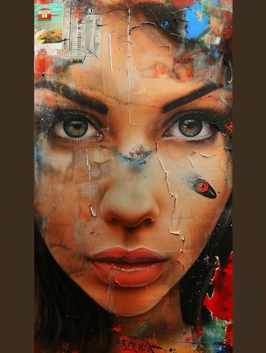 Fragmented Soul Urban Portrait - Image 1
