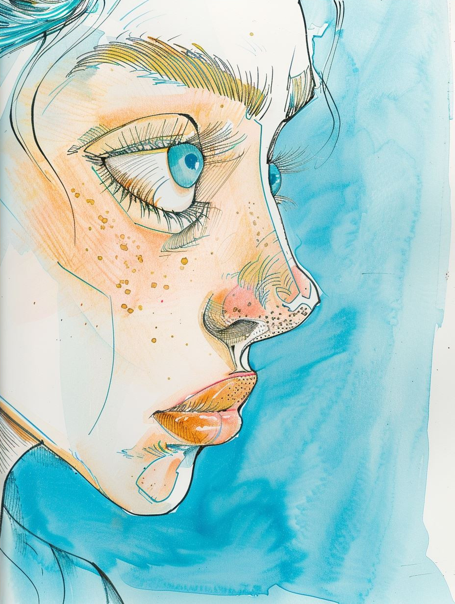 Whimsical Visions of a Freckled Muse - Image 4