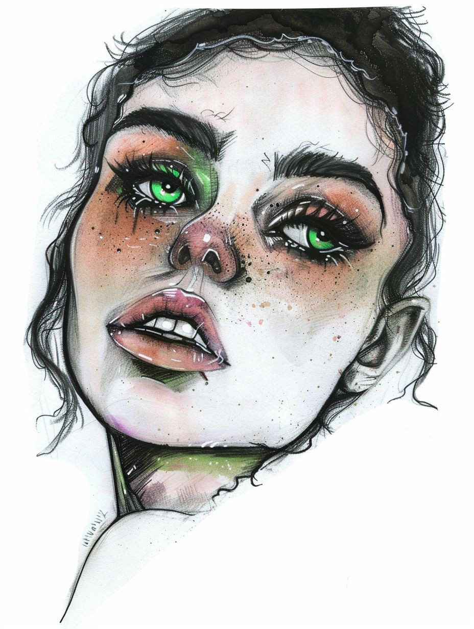 Moody Alternative Portrait Sketches - Image 3