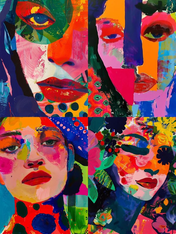 Prismatic Portraits of Abstract Emotion