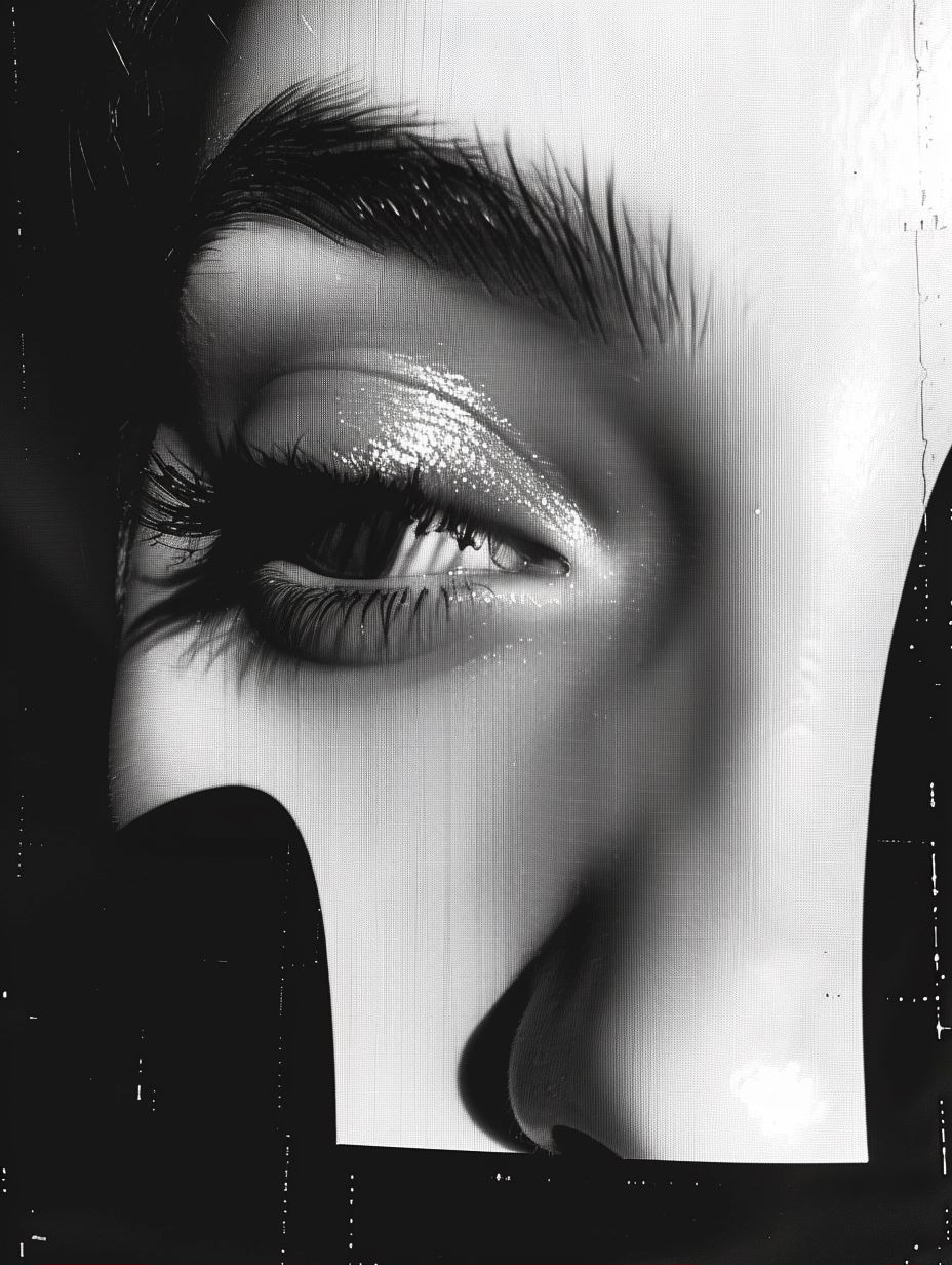 Crimson Glitch Portrait Study - Image 2