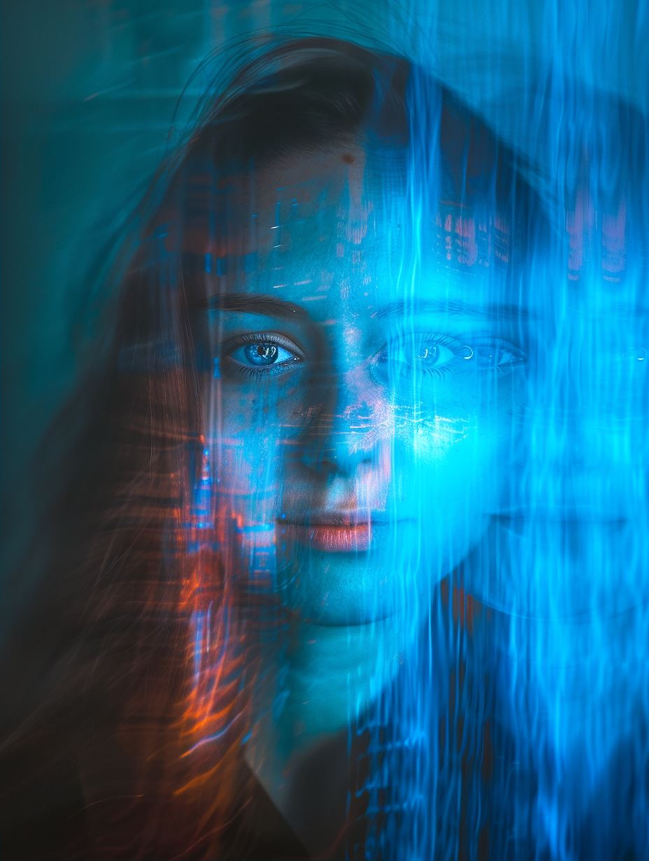 Digital Soul in Neon Flux - Image 2