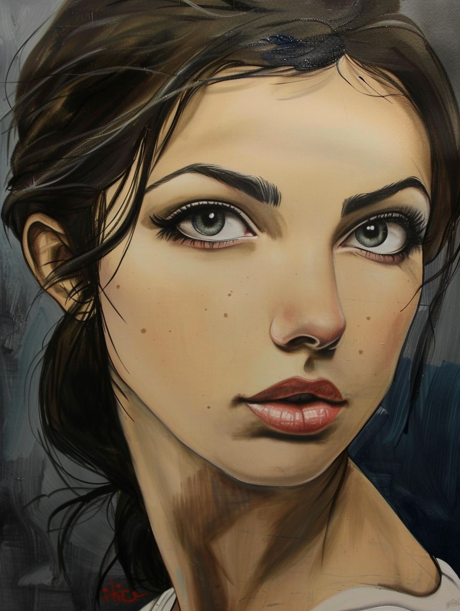 Evolution of a Digital Portrait - Image 2