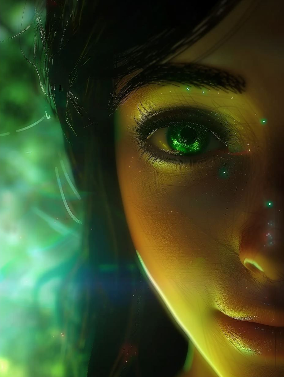 Ethereal Glow of Mystical Forest Maidens - Image 2