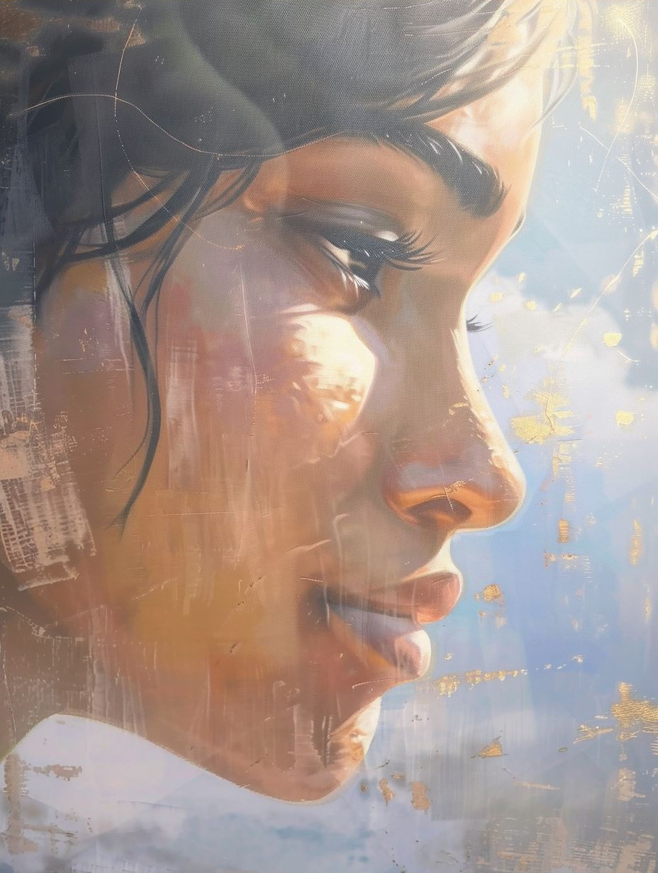 Ethereal Digital Portraits of Dreamy Young Women - Image 4