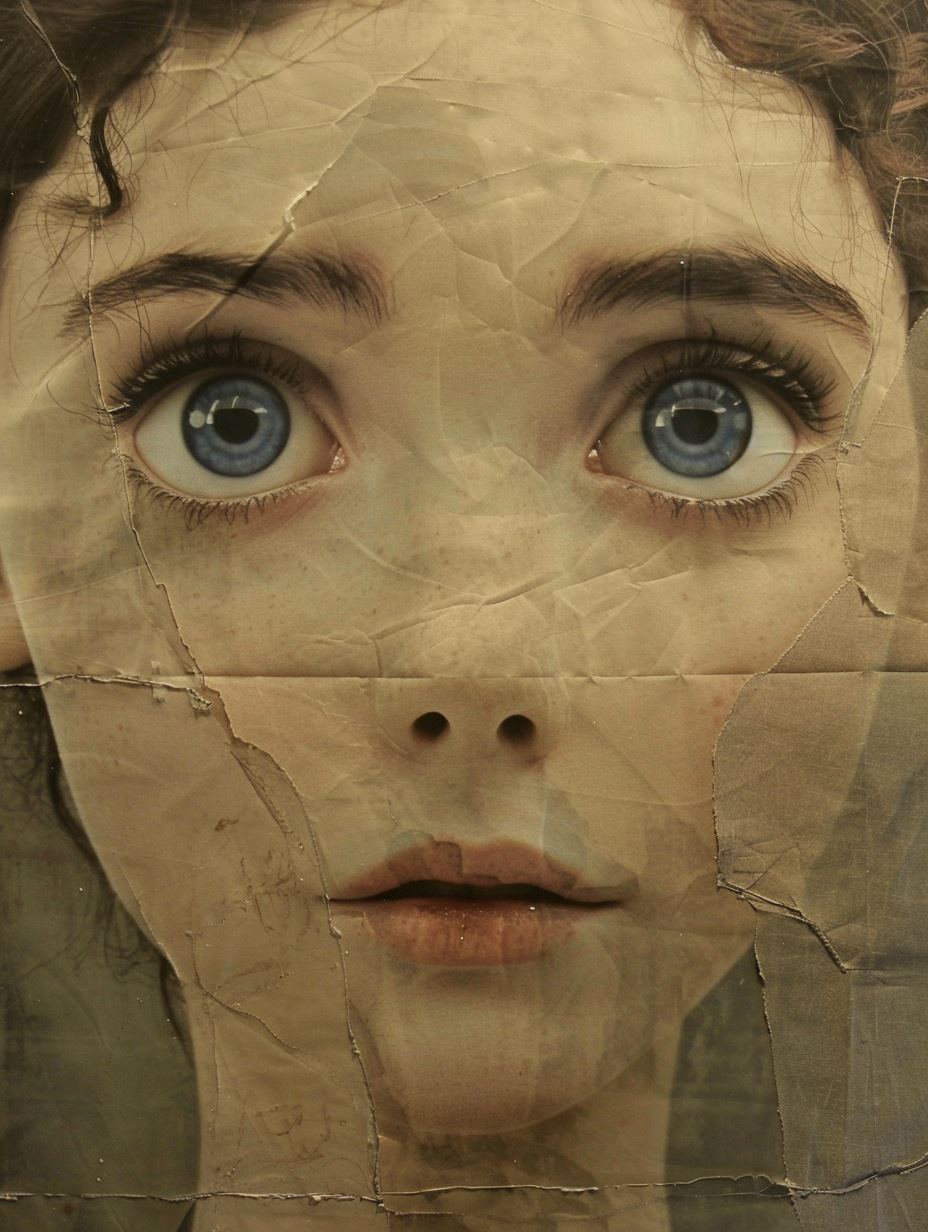 Ethereal Gaze of Painted Souls - Image 2