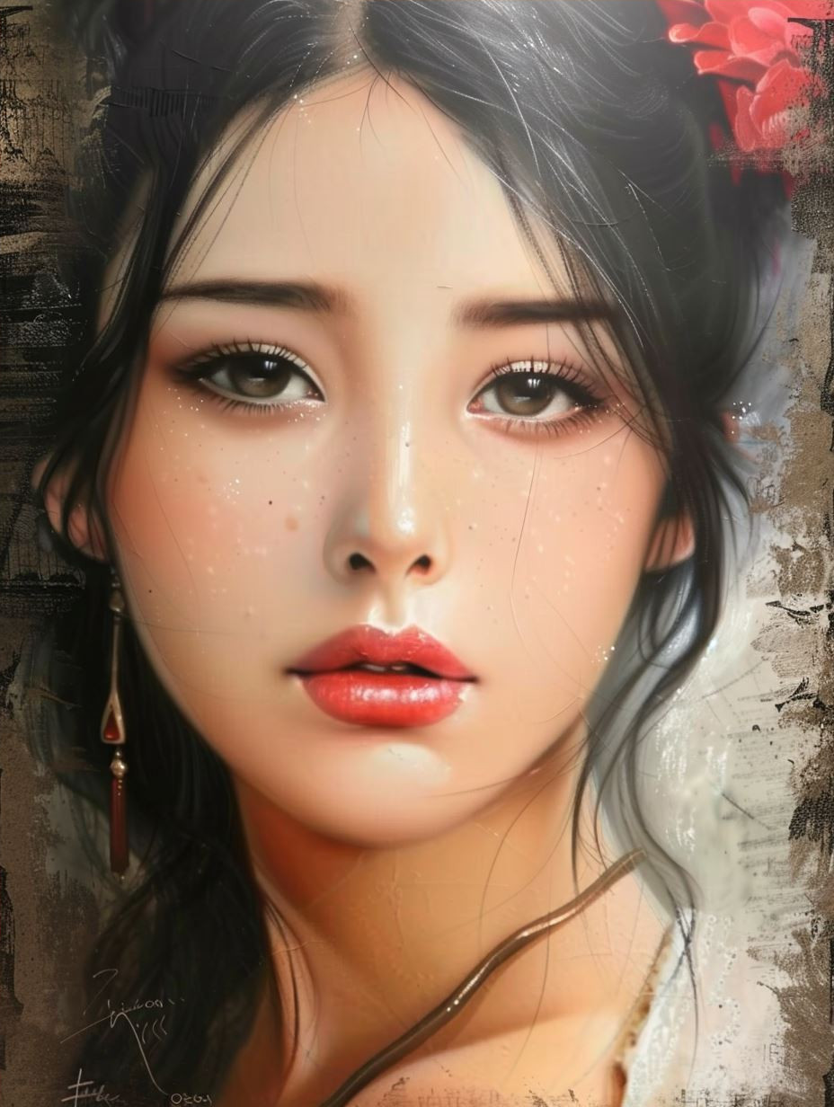 Ethereal Beauty: Digital Portraits of Grace - Image 4