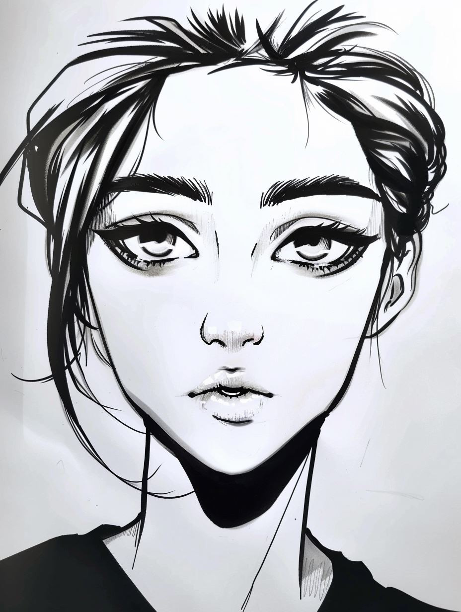 Melancholy Ink and Crimson Hue - Image 4
