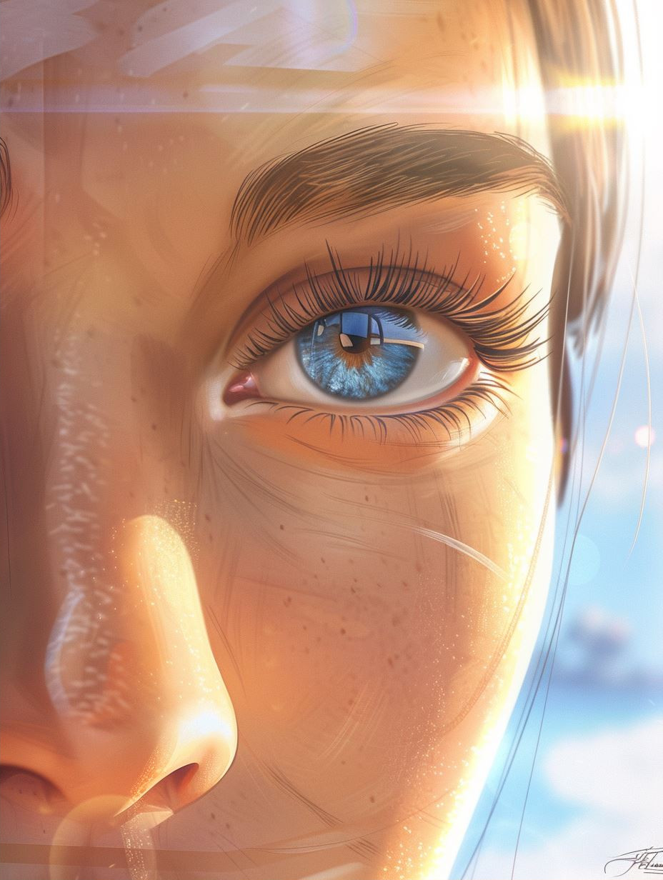 Ethereal Gaze: A Study of Light - Image 2