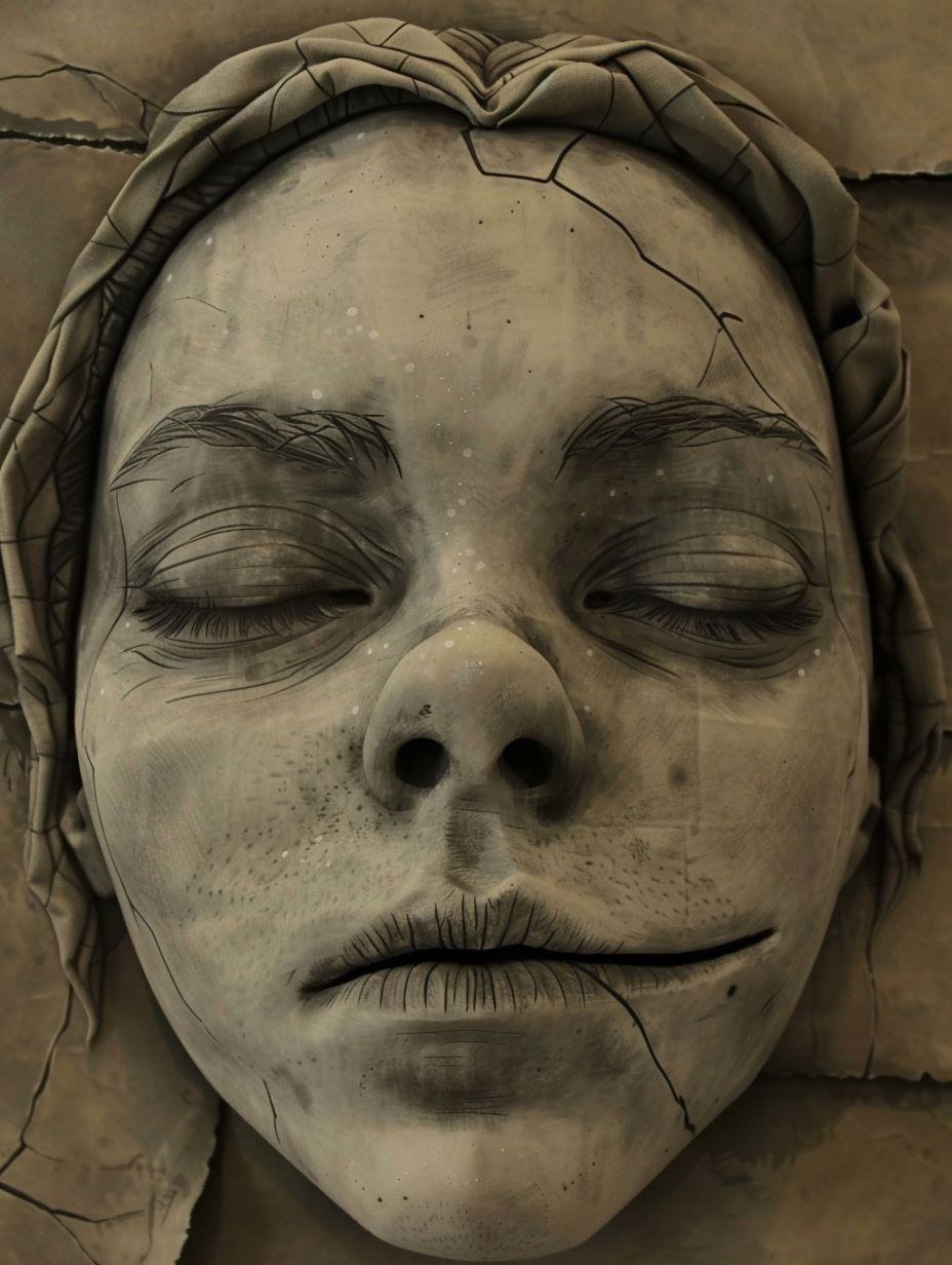 Fractured Porcelain Soul Portraits - Image 4