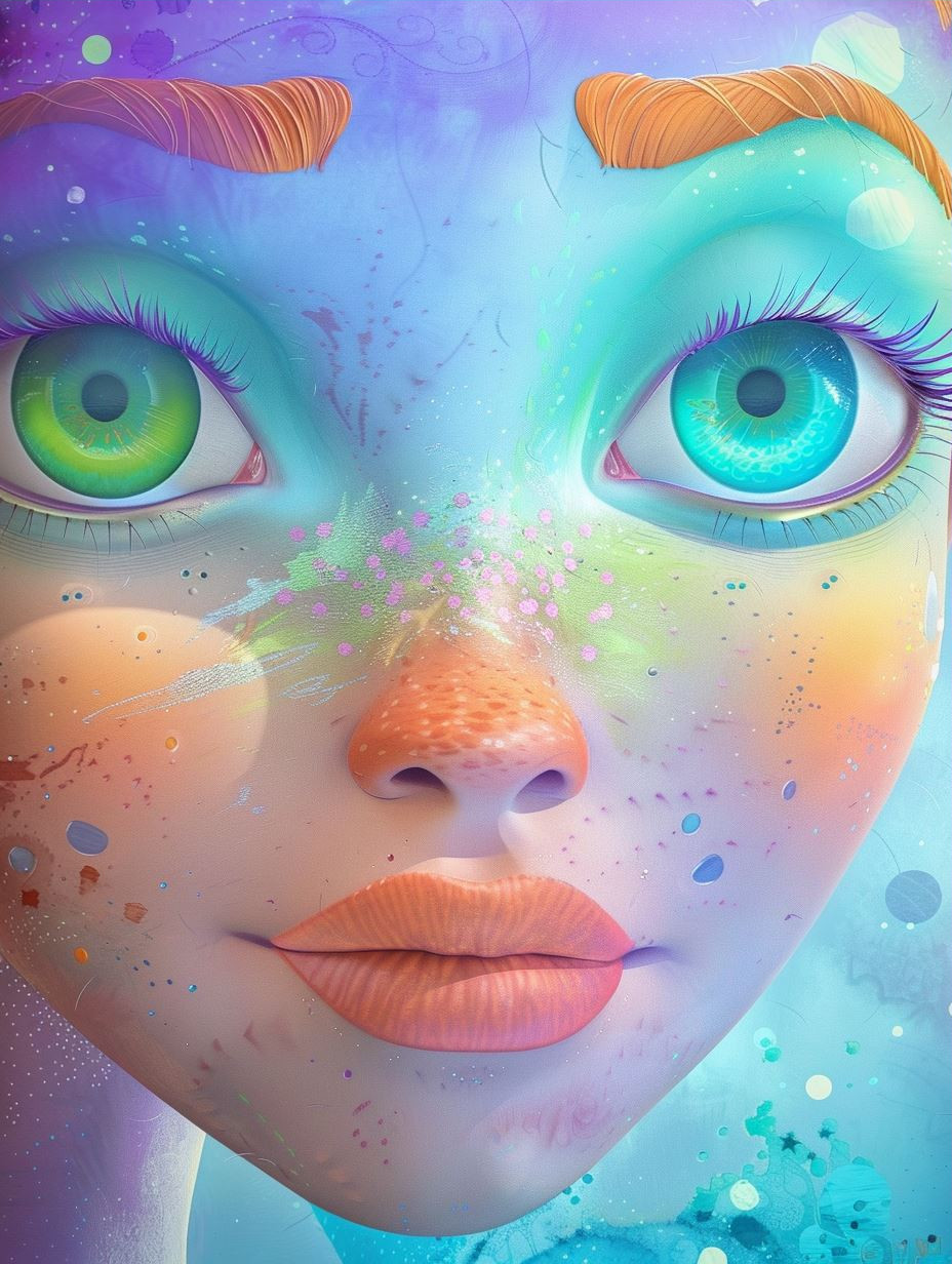 Celestial Dreamscape Visage - Image 3