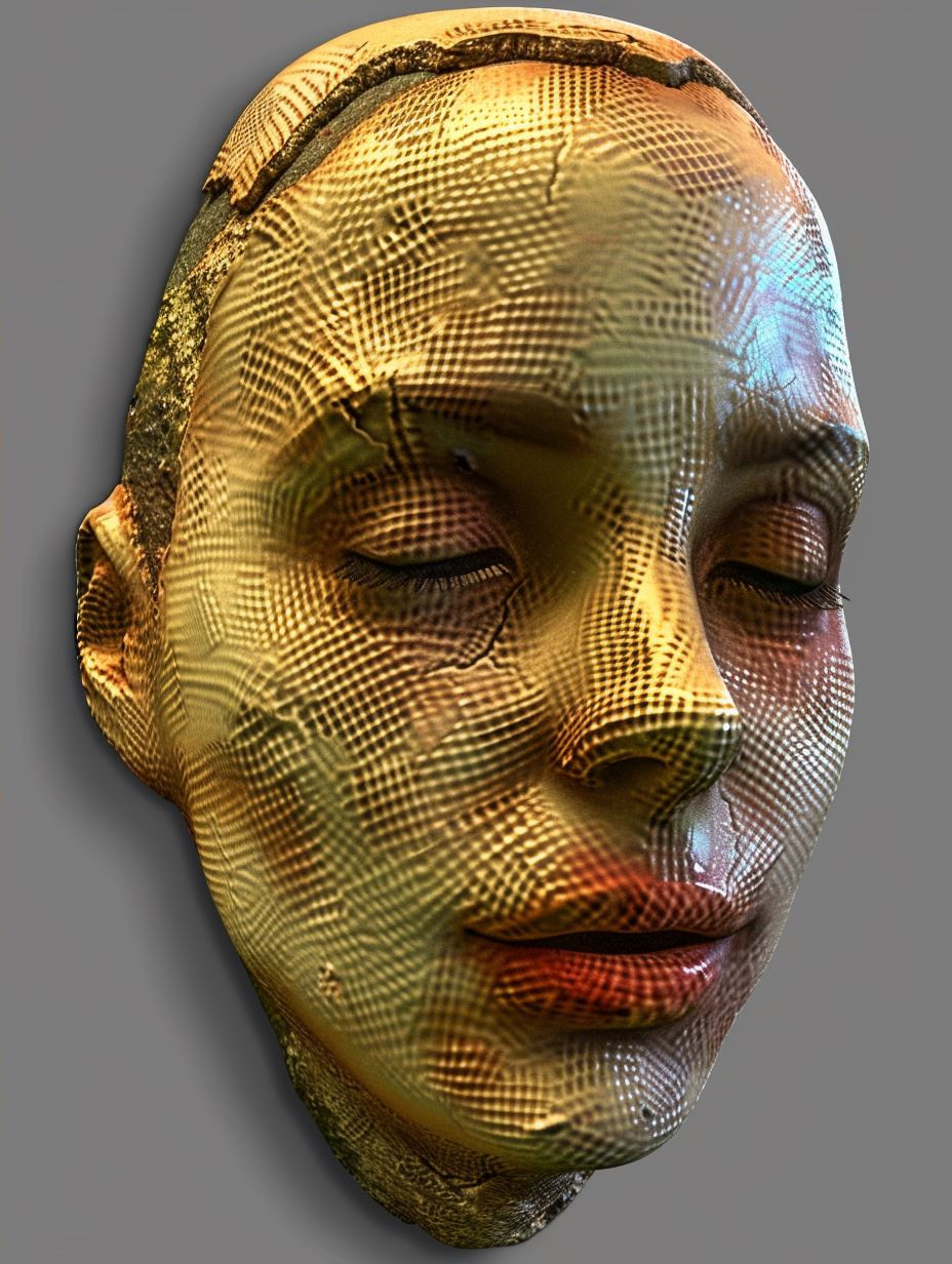 Ethereal Sculpted Stone Portraits - Image 4