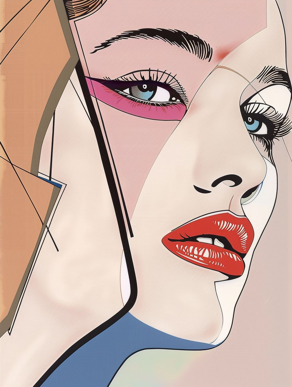Fragmented Beauty: A Cubist Study - Image 4