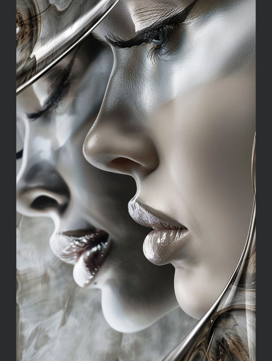 Liquid Chrome Ethereal Portraits - Image 4