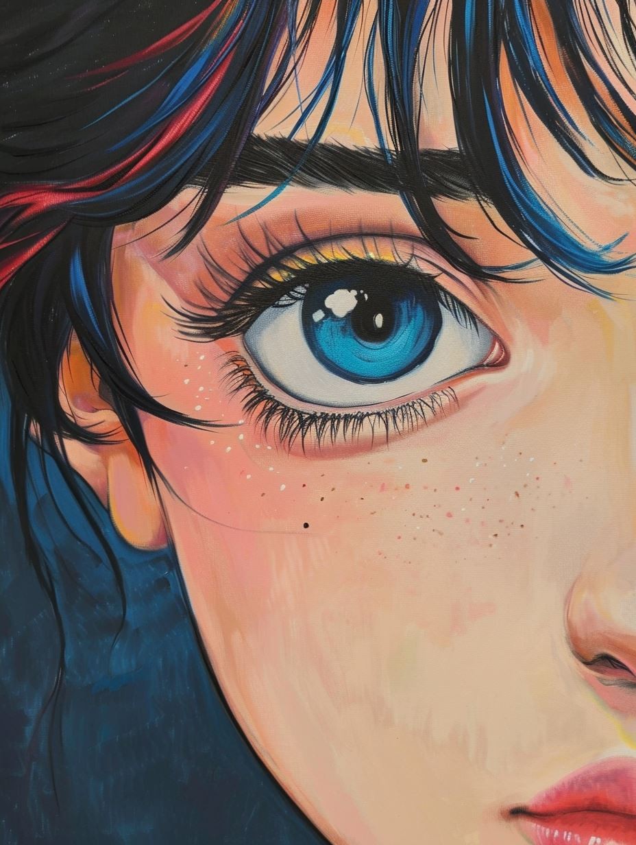 Ethereal Anime Portrait Study - Image 4