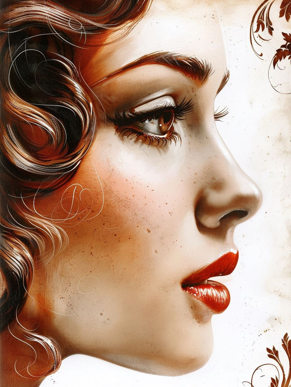 Timeless Elegance in Digital Portraiture - Image 1