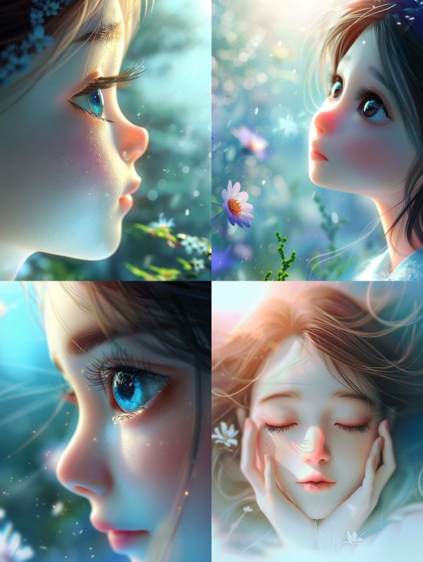 Ethereal Dreams of Digital Innocence