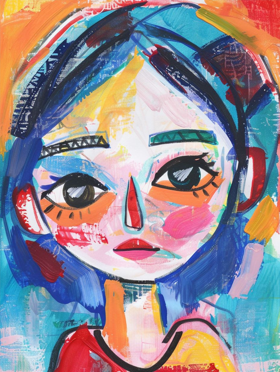 Expressive Stylized Female Portraits - Image 4