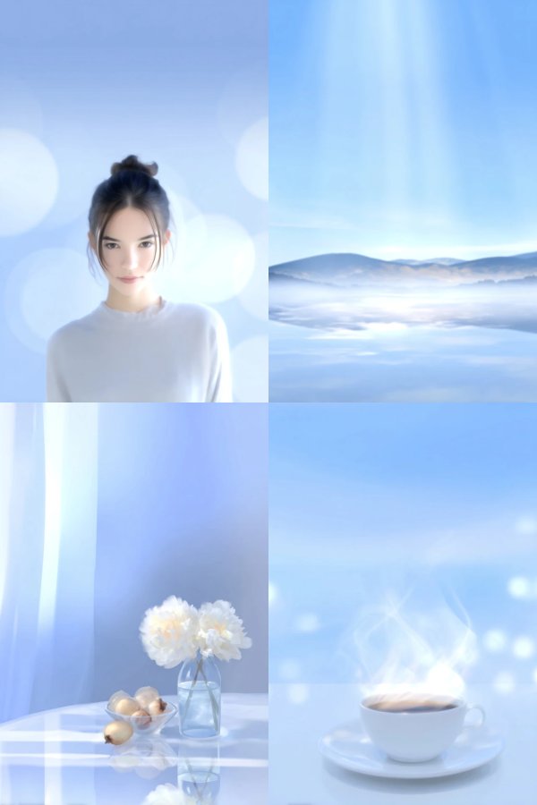 Ethereal Azure Serenity