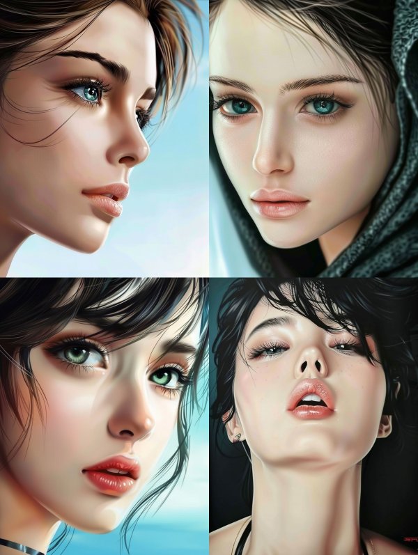 Ethereal Visions of Feminine Beauty
