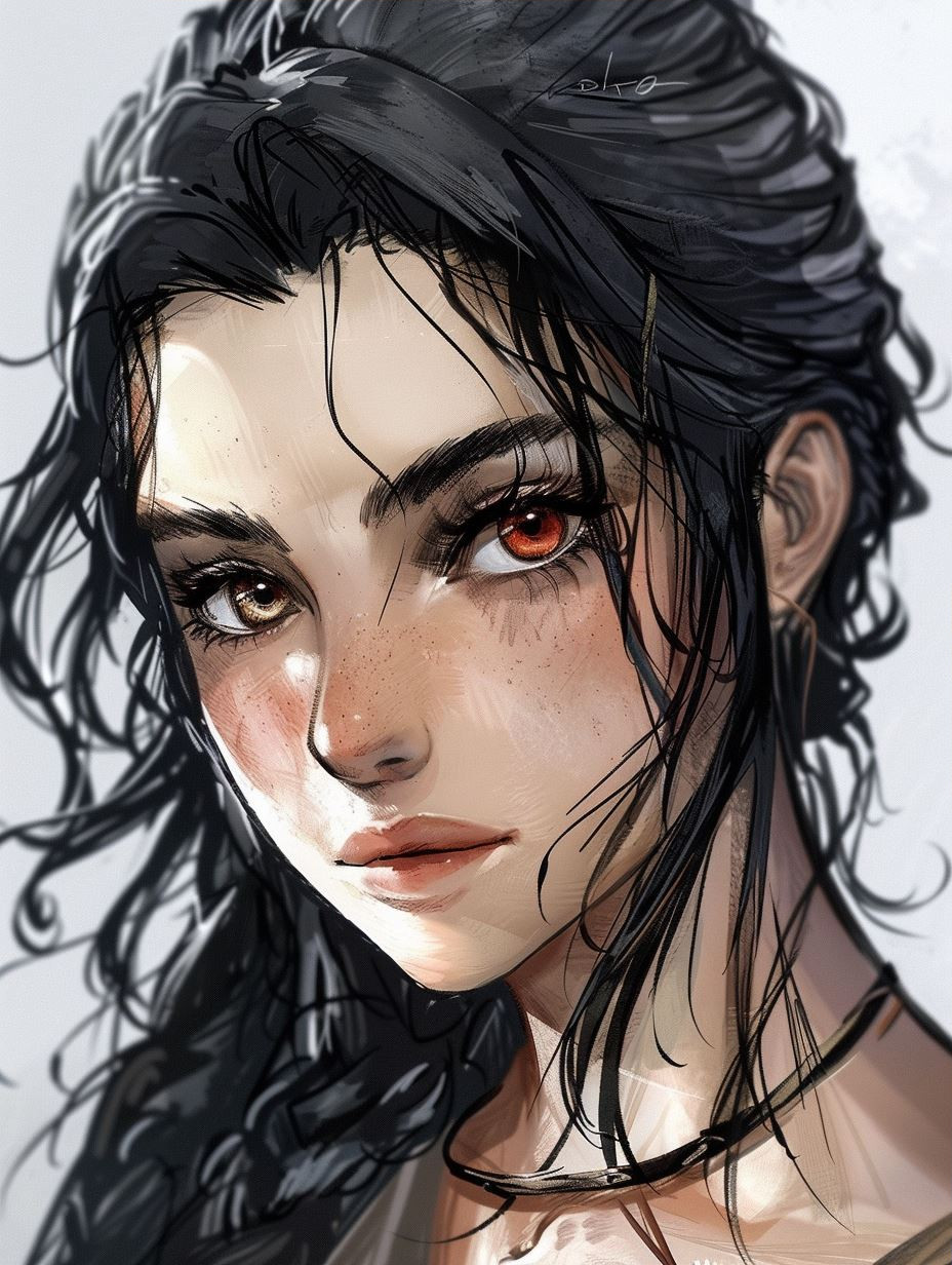 Mystic Gazes: Digital Portrait Studies - Image 3