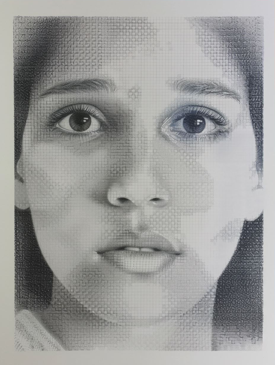 Pixelated Portraits: A Study in Digital Art - Image 3