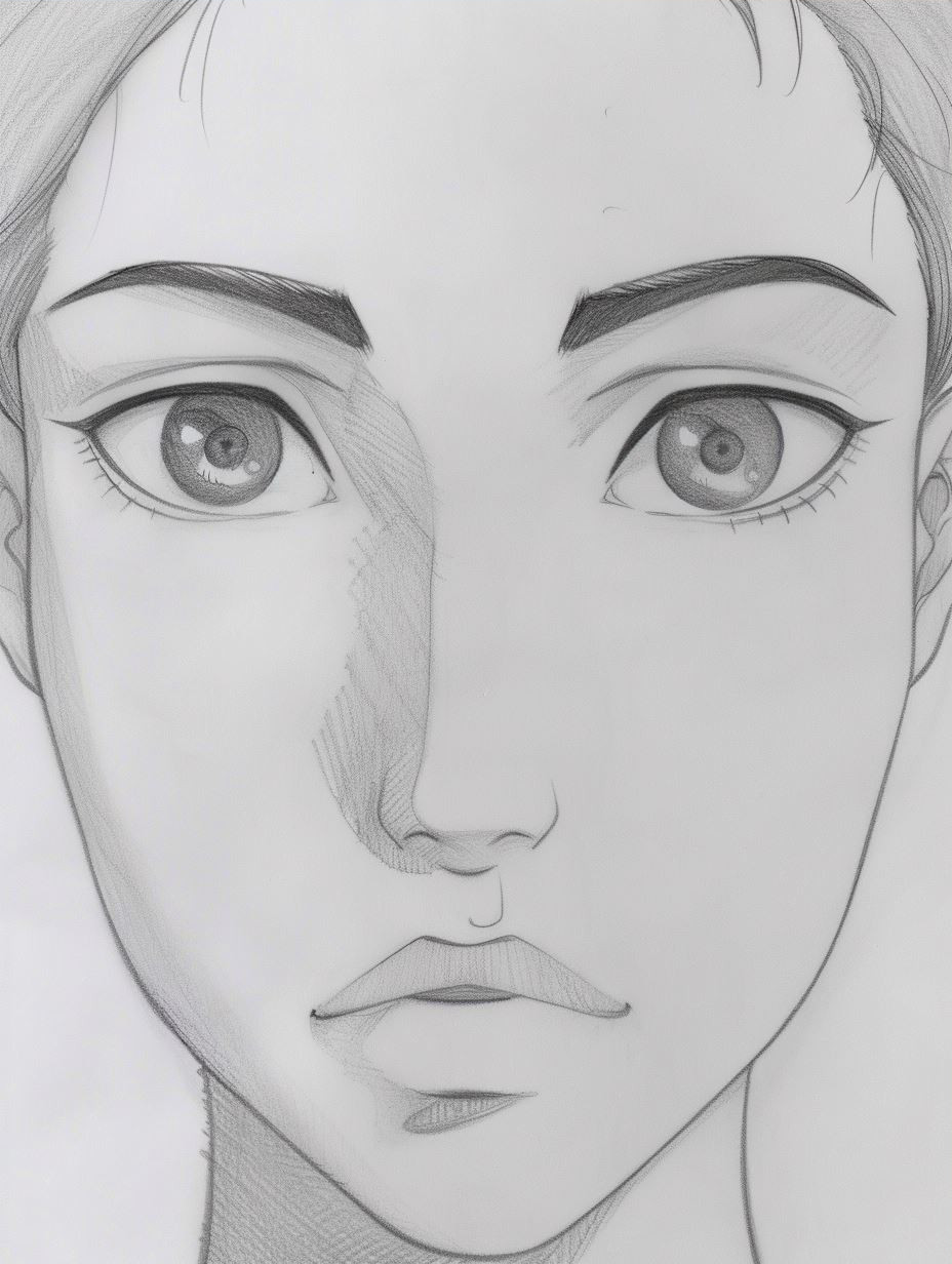 Ethereal Gaze of Azure Dreams - Image 3