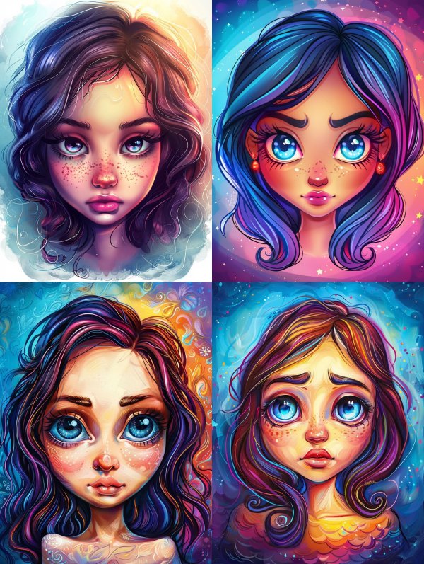 Ethereal Dreamy Digital Portraits