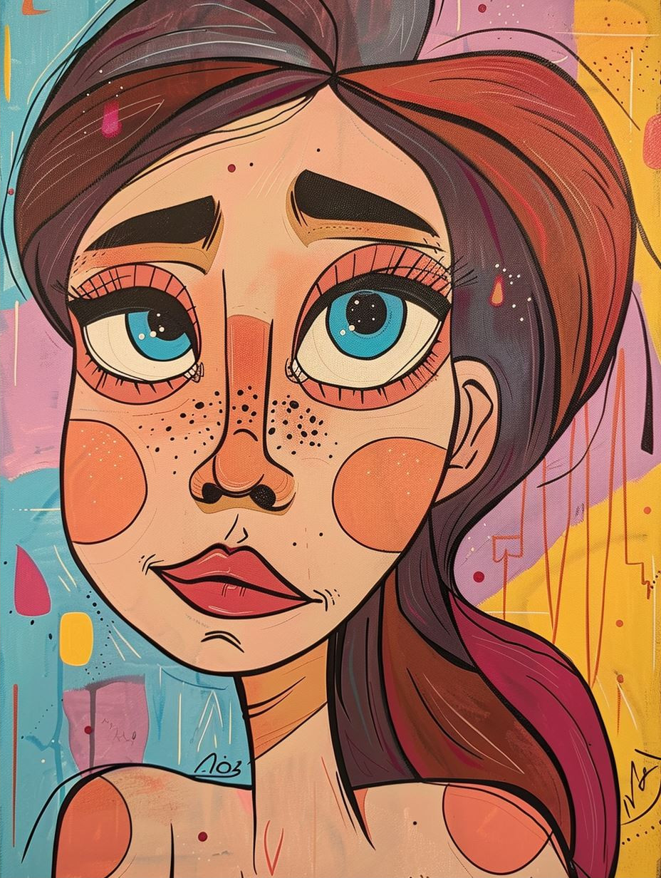 Stylized Modern Character Portrait Study - Image 2