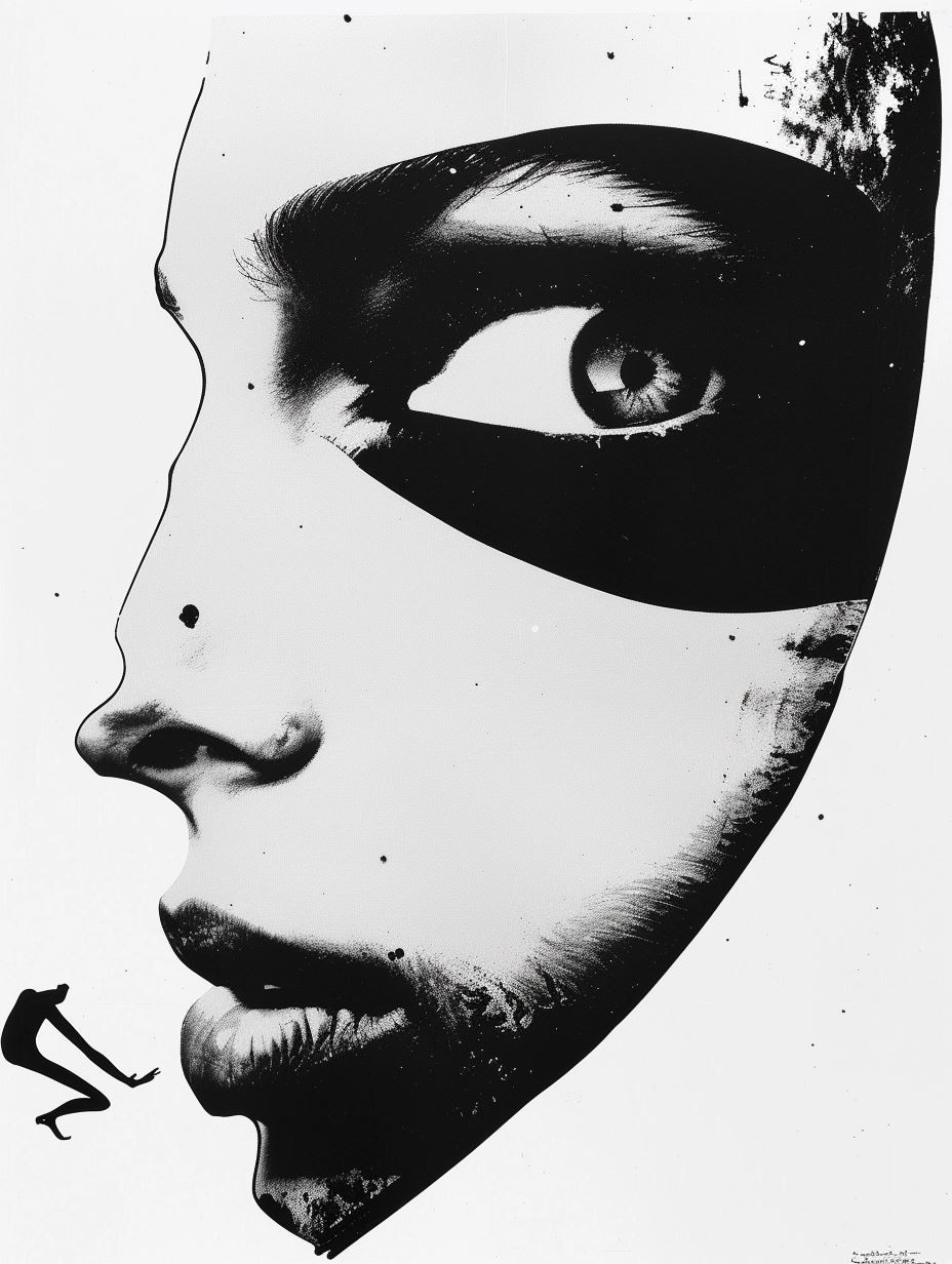 Surrealist Fragmented Portrait Art - Image 4