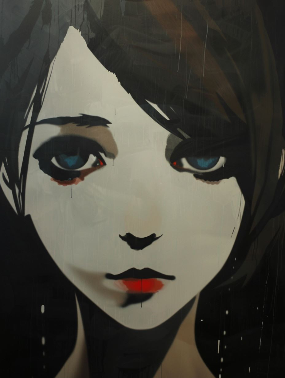 Melancholic Ethereal Portrait Study - Image 2