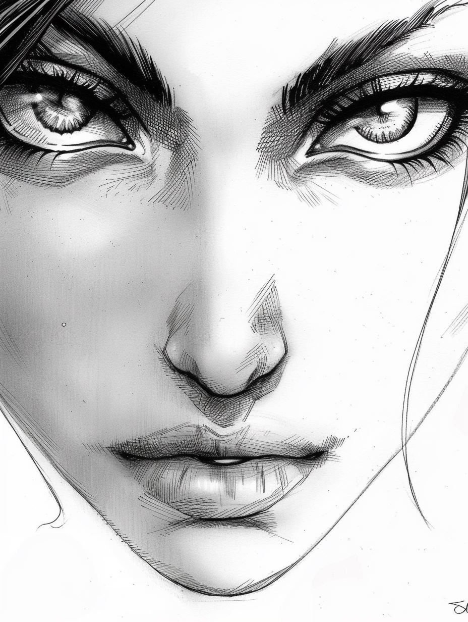 Ethereal Gazes in Graphite - Image 2