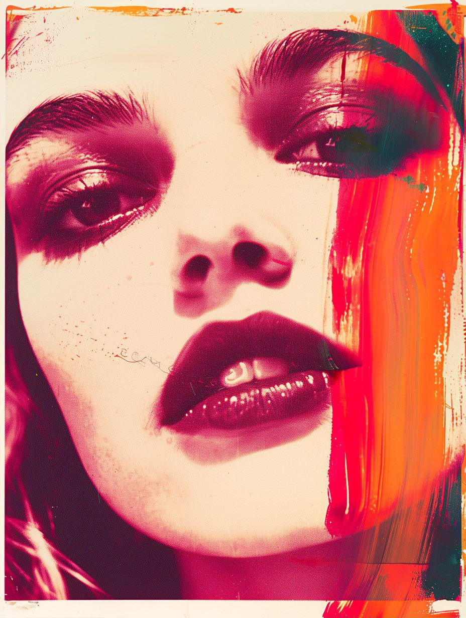 Neon Grunge Portrait Study - Image 2