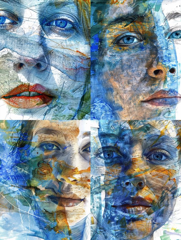 Fragments of a Blue Gaze
