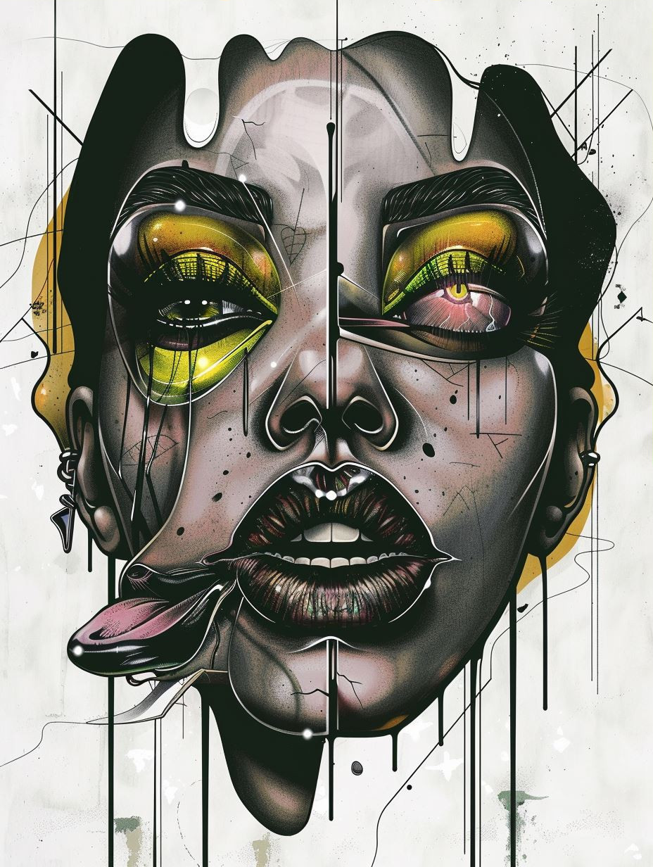 Fragmented Souls Surrealist Portraiture - Image 3