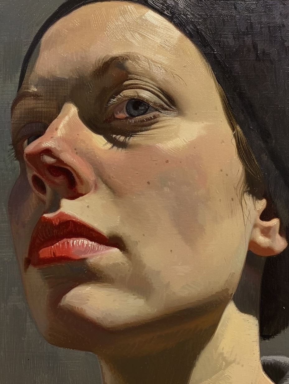 Crimson Lips in Deep Shadow - Image 4